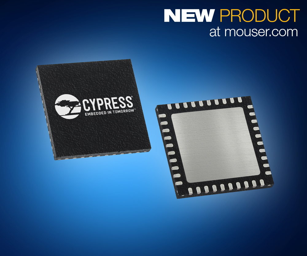 Now at Mouser: Cypress’ CYW20719 SoC Supports Bluetooth Mesh Networking for Smart Home Applications